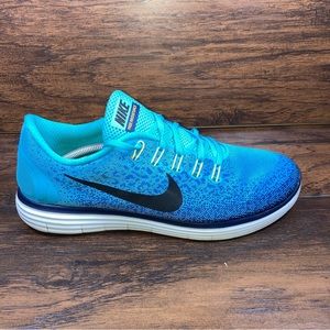 Nike Free Rn Distance Gamma Blue Heritage Cyan Running Shoes Men's 13 827115-401